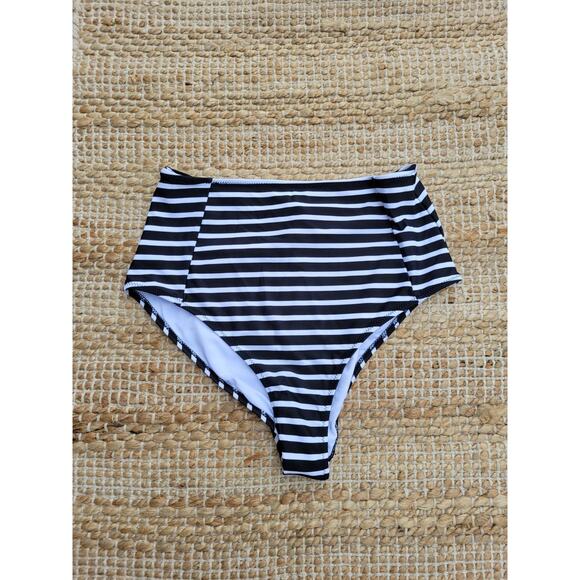Cupshe M Striped High Waisted Bikini - Picture 2 of 4